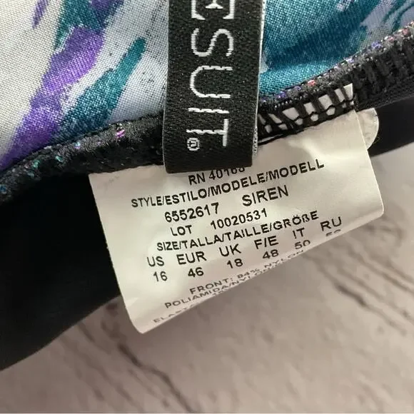 MiracleSuit One Piece Swimsuit Womens Size 16 Mood Ring Siren Flattering Fit NWT - Picture 11 of 14